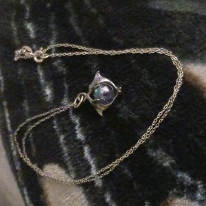 Vintage Dbl Dolphin necklace